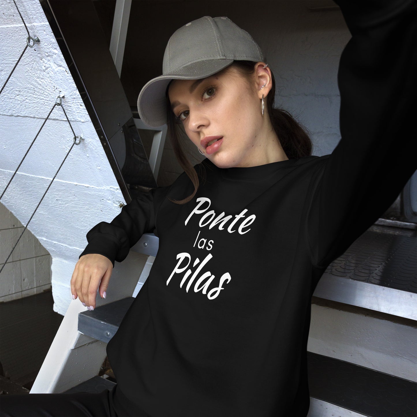 Ponte las Pilas Spanish Sweatshirt